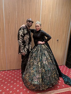 Had a blast interviewing Model Timothy and fashion creative Leonna at the Sis Bhe fashion show