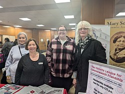 It was fab chatting with these Ladies from The Victoria League Student House